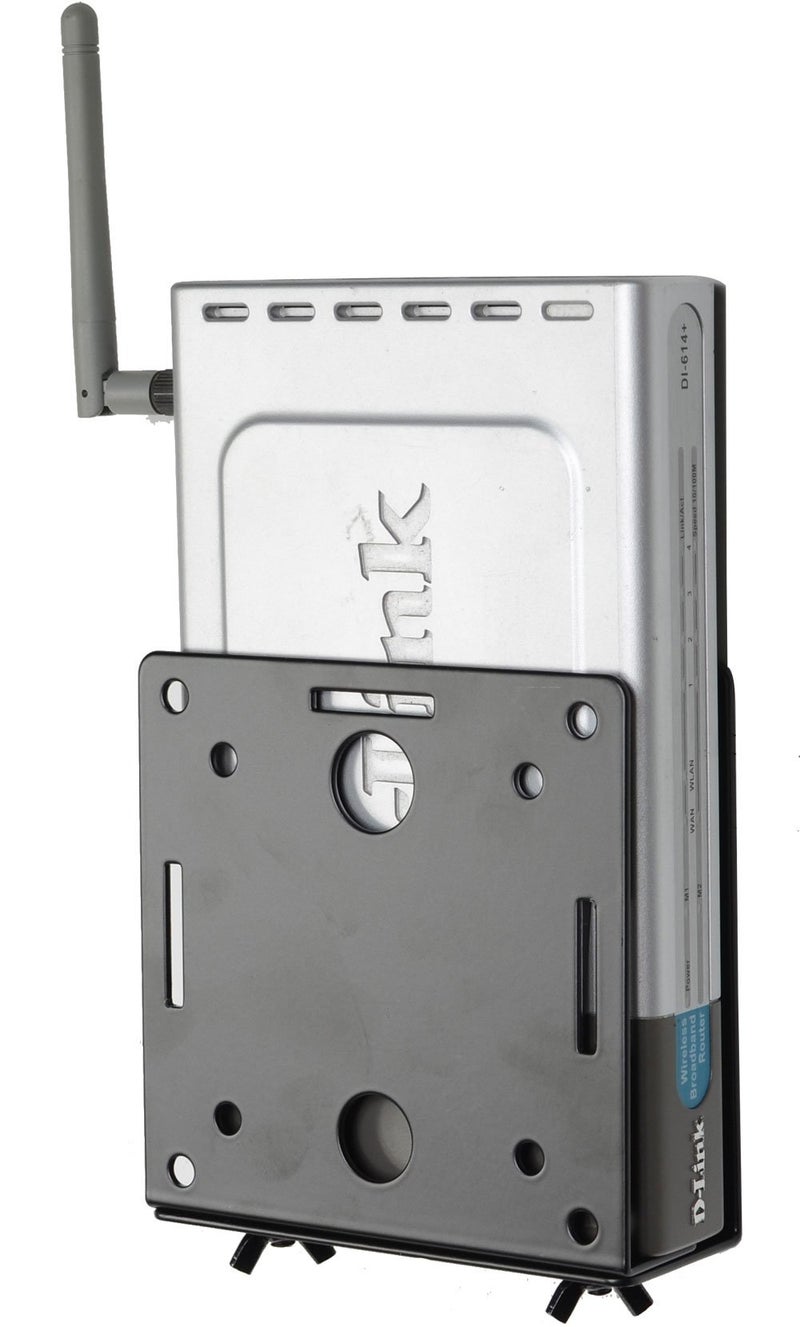 VideoSecu Adjustable Small Device Wall-Mounted Bracket for Cable Box Digital TV Media Players Game Consoles MTC02B 1QJ - Image 1